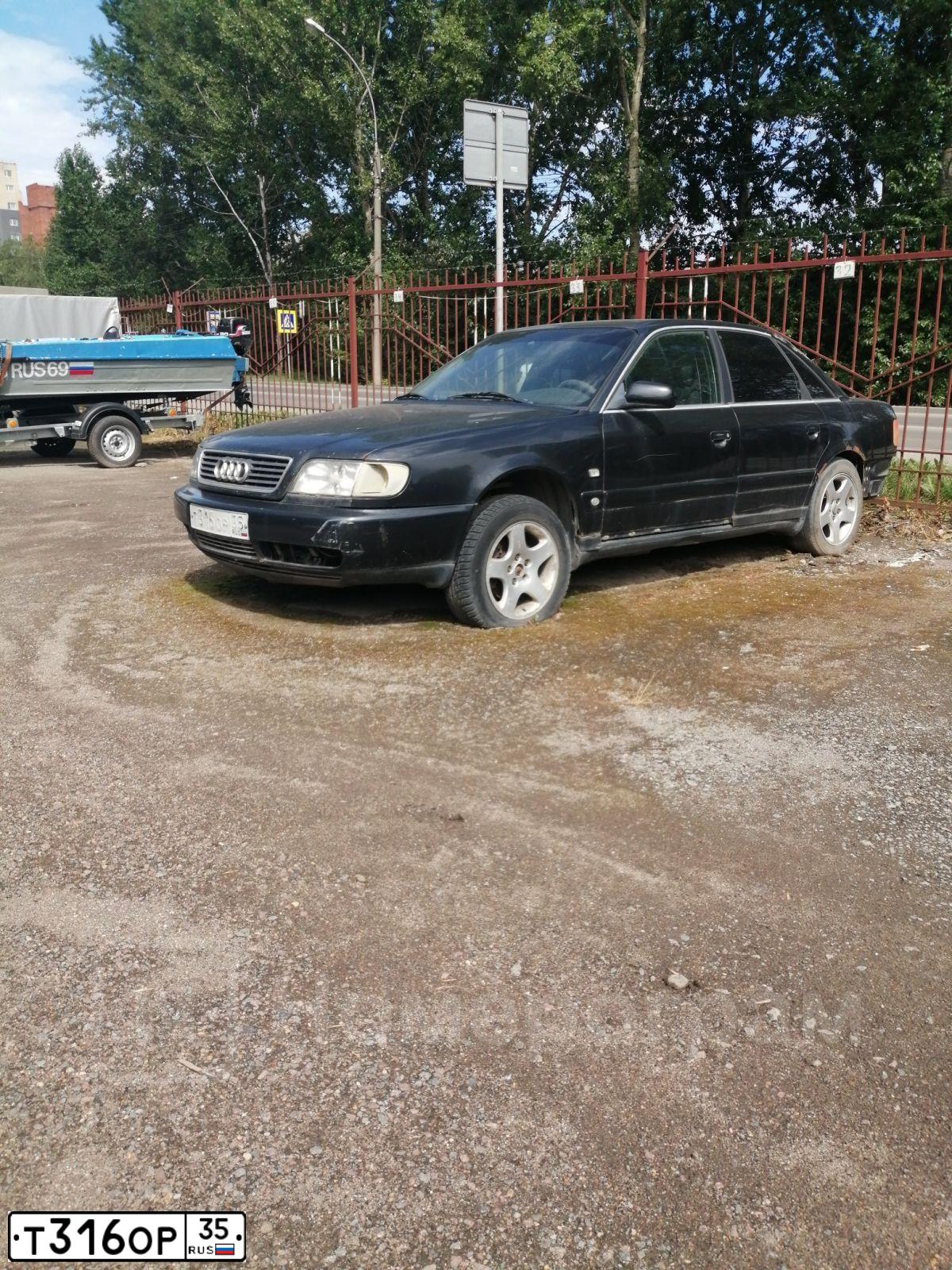 Фото автомобиля AUDI A6, 1996 — госномер Т316ОР35. Цвет: ЧЕРНЫЙ
