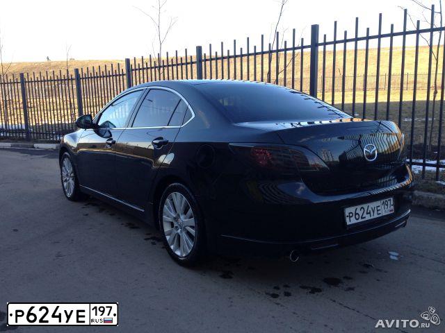 Фото автомобиля MAZDA 6, 2007 — госномер Х005СО23. Цвет: ЧЕРНЫЙ