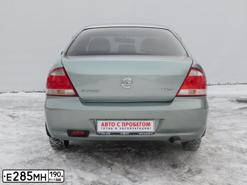 Фото автомобиля NISSAN ALMERA, 2006 — госномер М539ОС790. Цвет: СЕРО-ЗЕЛЕНЫЙ