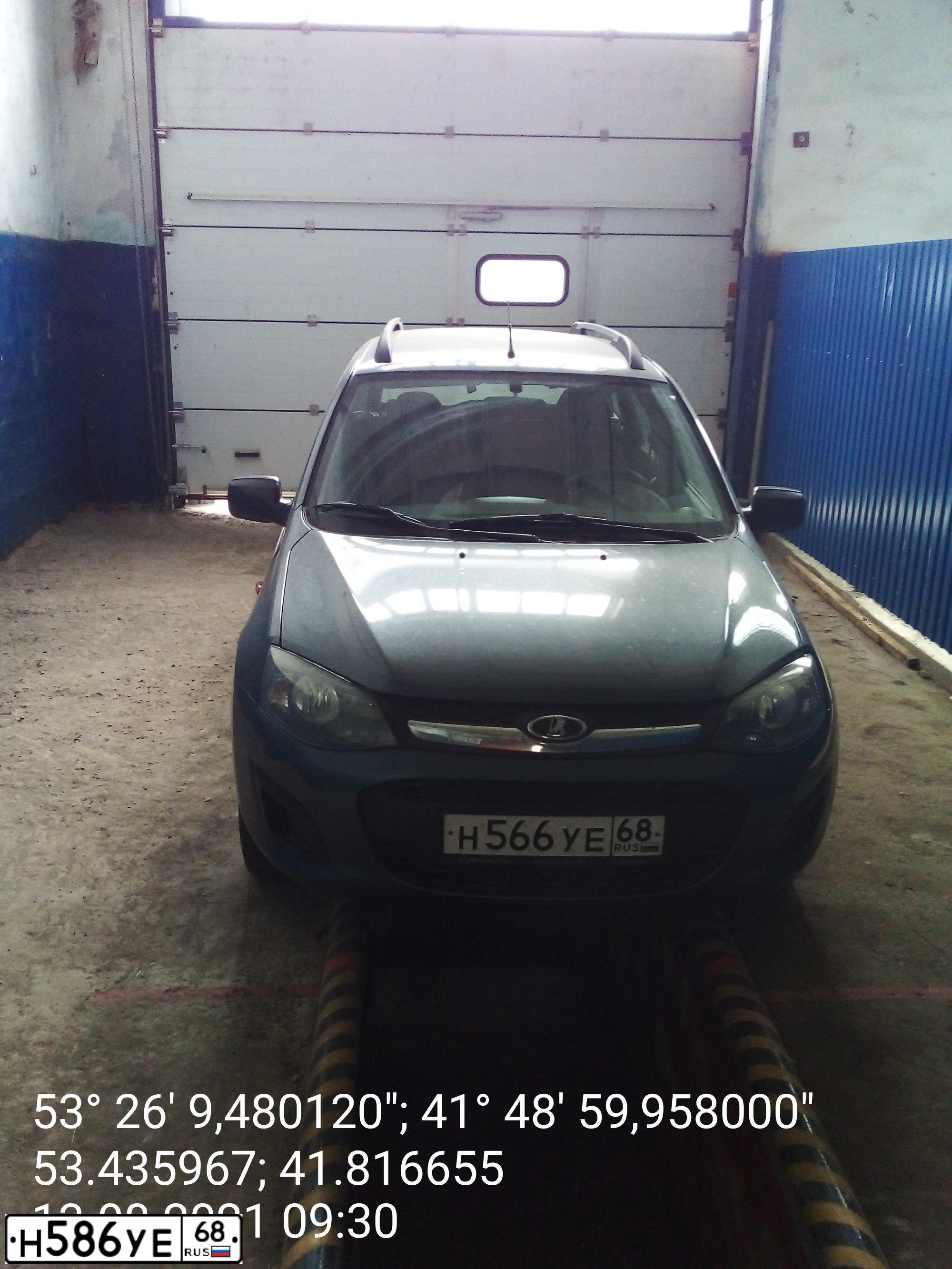 Фото автомобиля NISSAN ALMERA /AVTOVAZ/, 2016 — госномер Н586УЕ68. Цвет: ТЕМНО-СИНИЙ