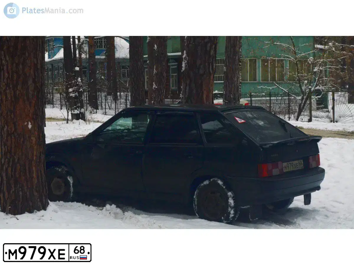 Фото автомобиля LADA 2114 SAMARA, 2011 — госномер М979ХЕ68. Цвет: СИНЕ-ЧЕРНЫЙ