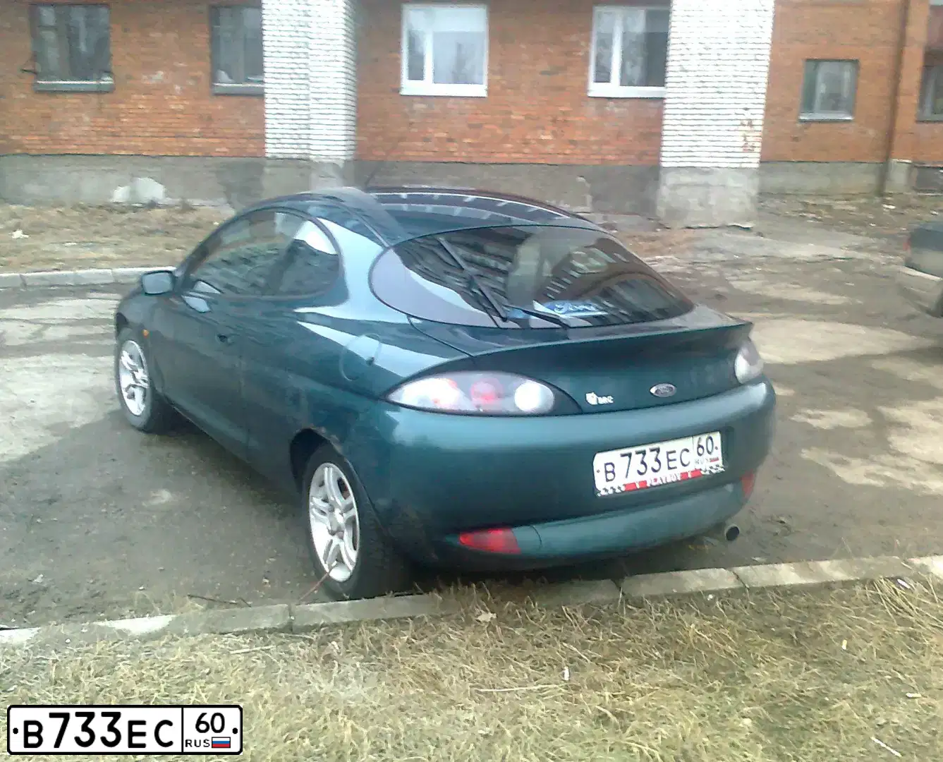 Фото автомобиля ФОРД ПУМА, 1998 — госномер К934НА53. Цвет: ЗЕЛЕНЫЙ