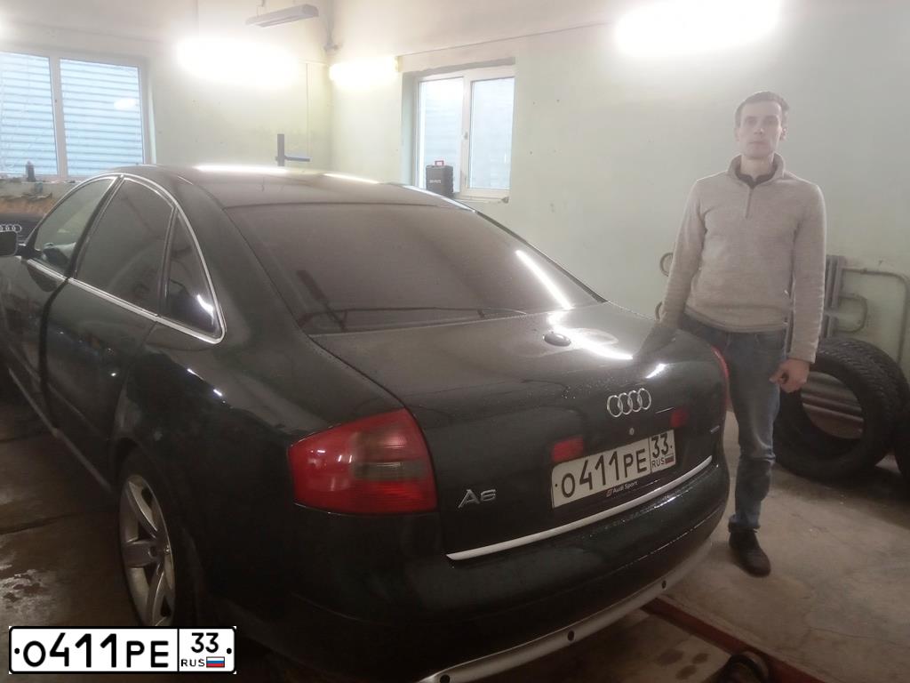 Фото автомобиля AUDI A6, 1998 — госномер А997ЕК252. Цвет: ЗЕЛЕНЫЙ
