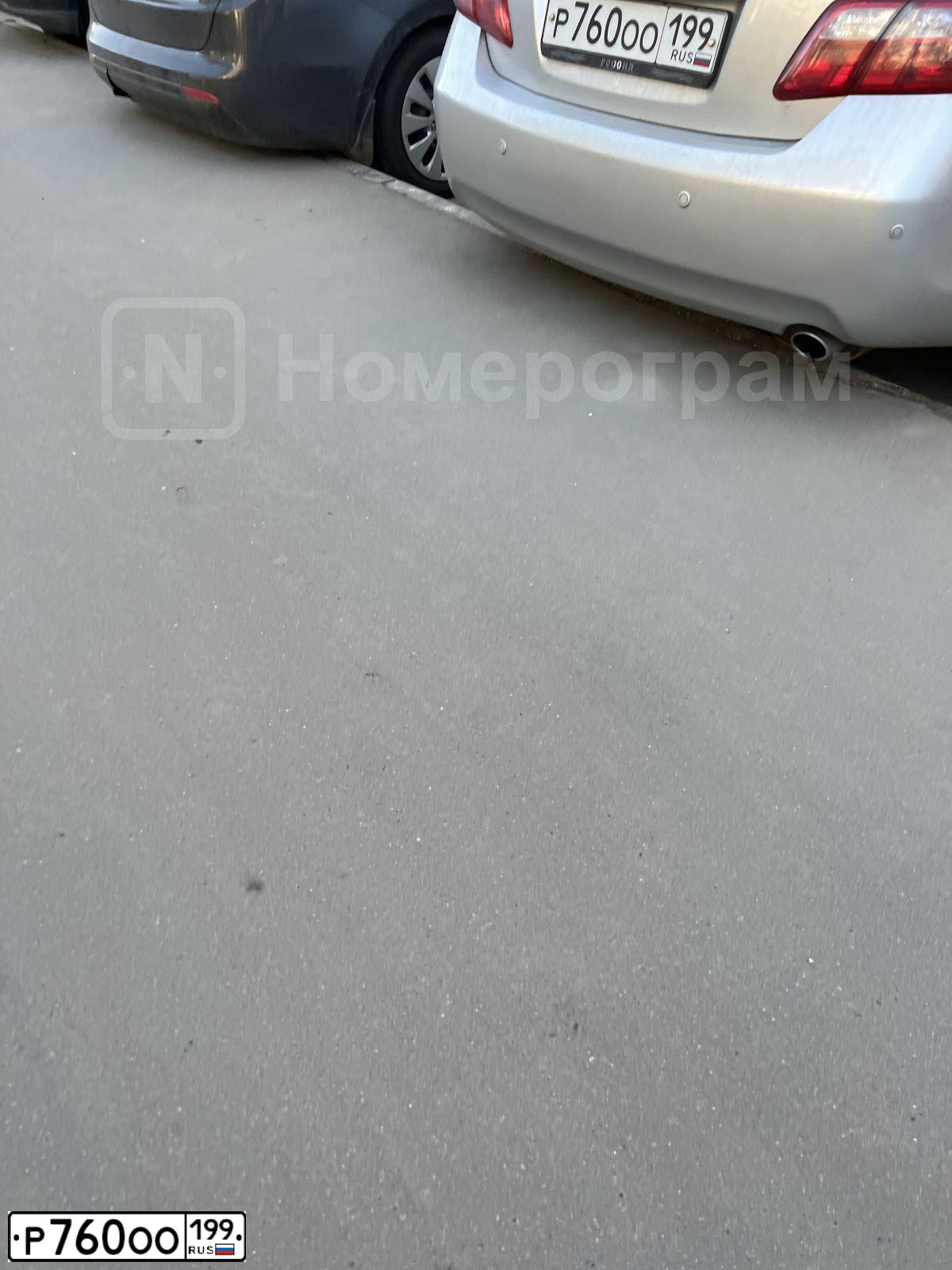 Фото автомобиля TOYOTA CAMRY, 2008 — госномер Р760ОО199. Цвет: Серый