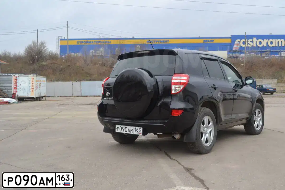 Фото автомобиля TOYOTA RAV4, 2011 — госномер У363УА152. Цвет: ЧЕРНЫЙ