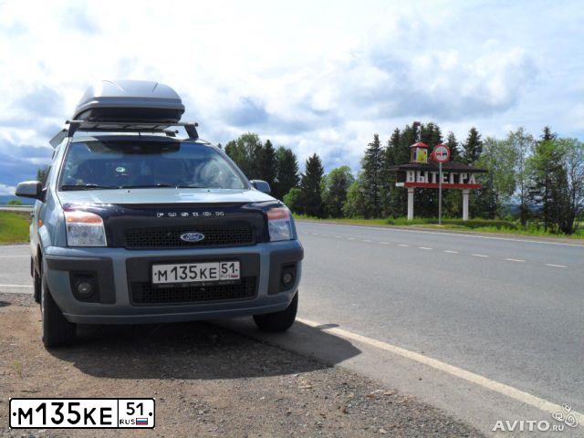 Фото автомобиля FORD FUSION, 2008 — госномер А412ОО51. Цвет: ЧЕРНЫЙ