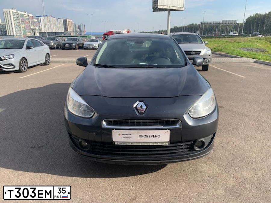 Фото автомобиля RENAULT FLUENCE, 2011 — госномер К265ТО29. Цвет: ТЕМНО СЕРЫЙ