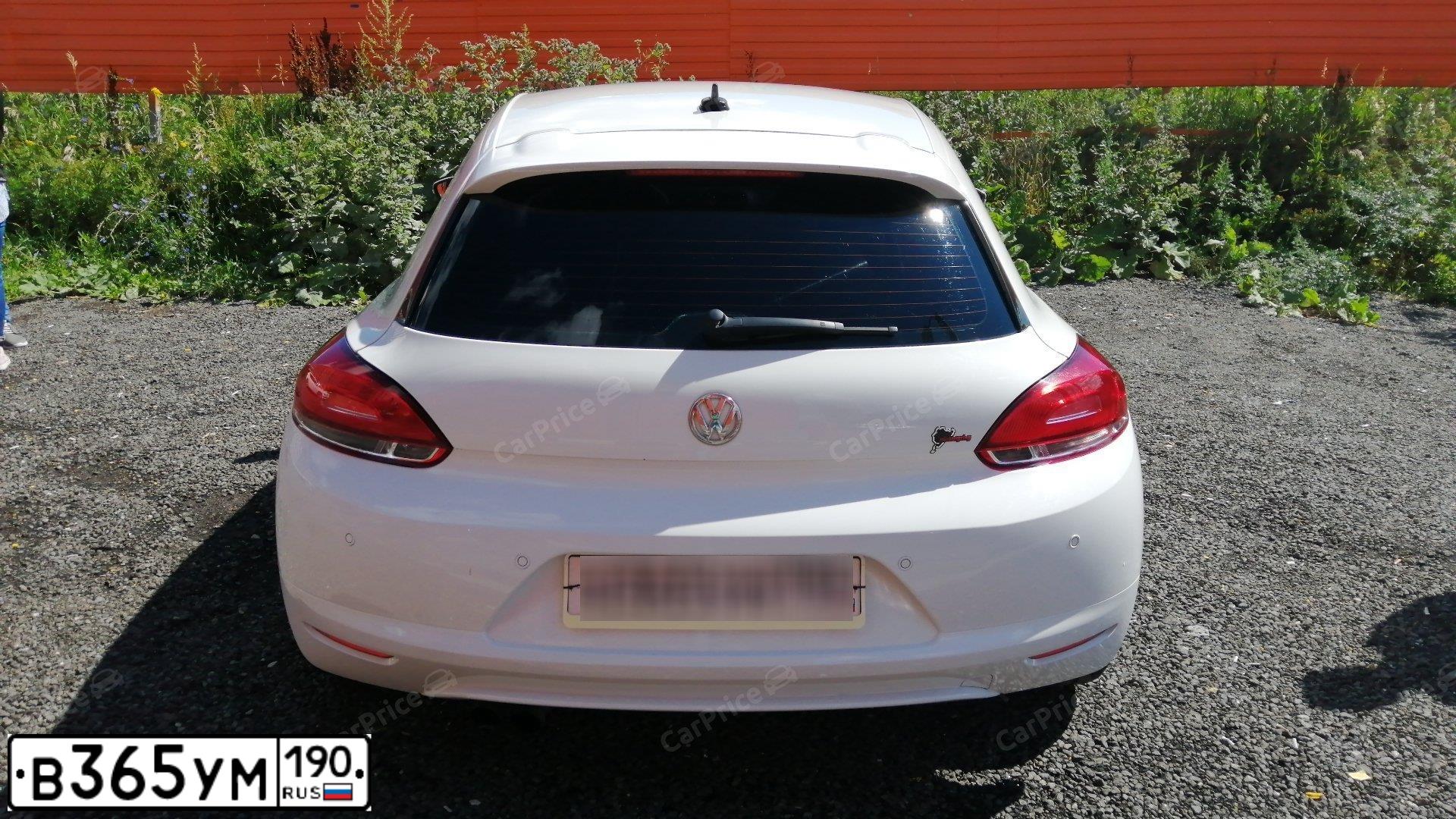 Фото автомобиля VOLKSWAGEN SCIROCCO, 2012 — госномер Е296АК761. Цвет: БЕЛЫЙ
