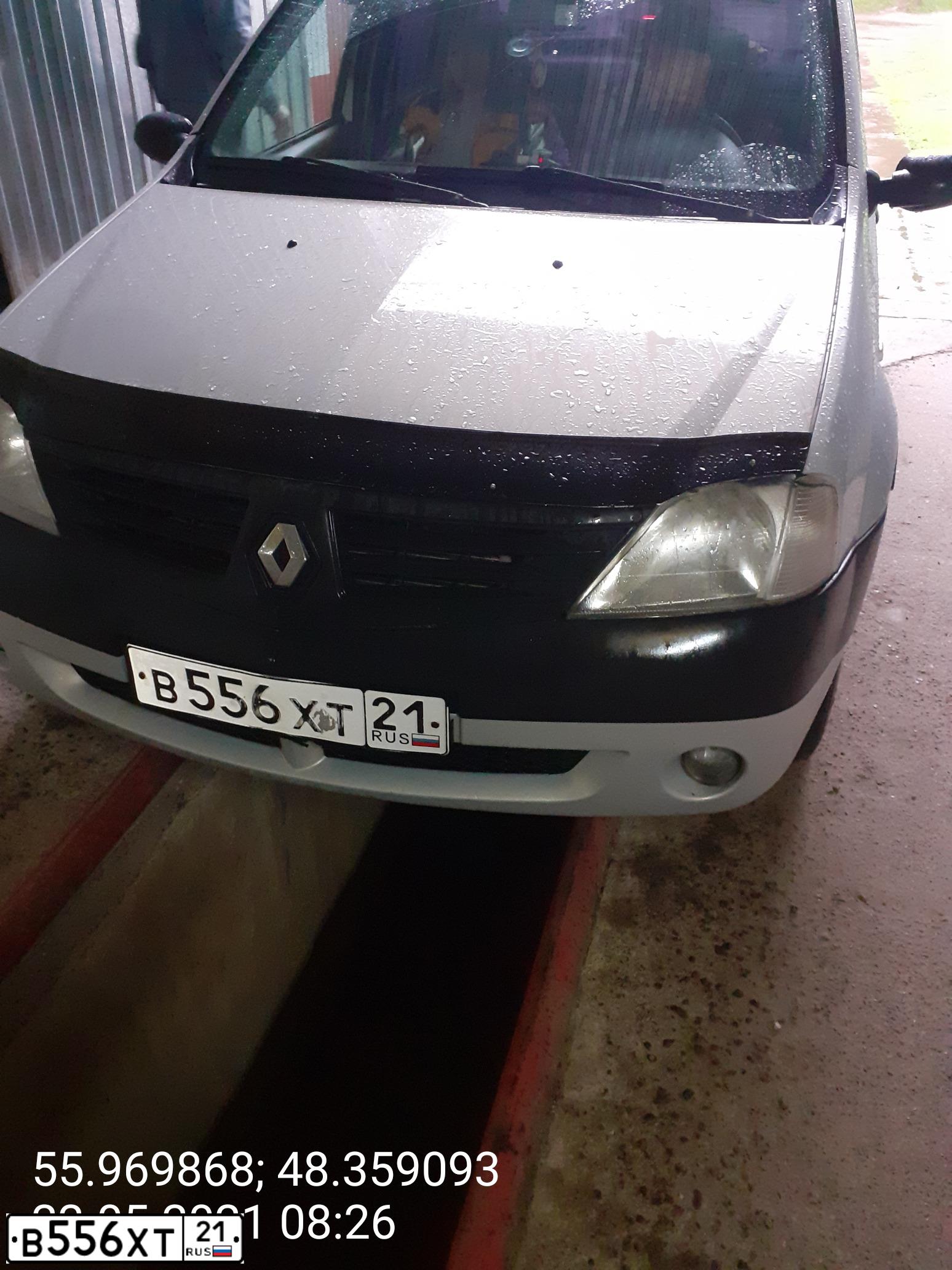 Фото автомобиля RENAULT LOGAN, 2006 — госномер Х084УР43