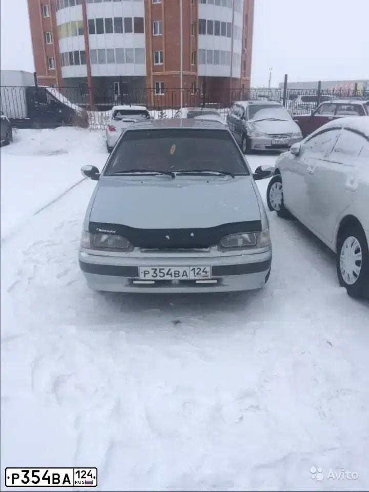 Фото автомобиля LADA 2114 SAMARA, 2004 — госномер Е287РЕ124. Цвет: Серебристый