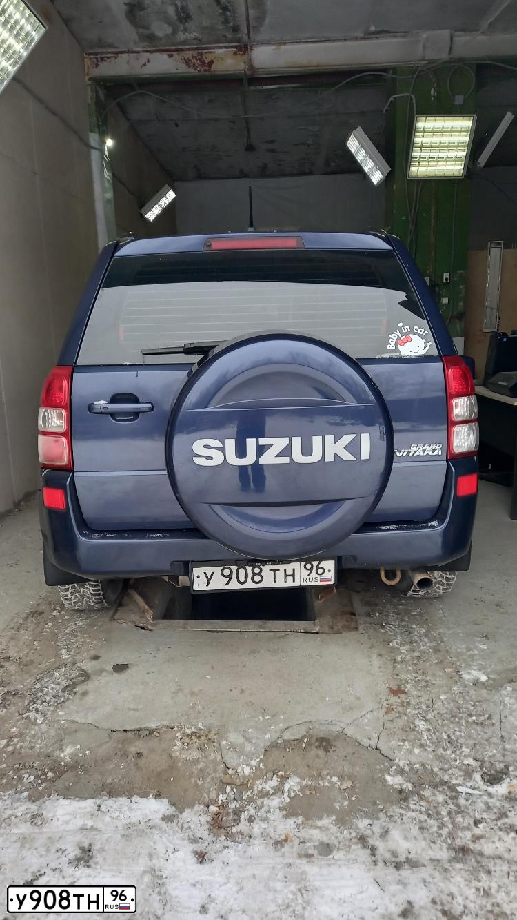 Фото автомобиля SUZUKI /GRAND/ VITARA, 2007 — госномер У908ТН96. Цвет: синий