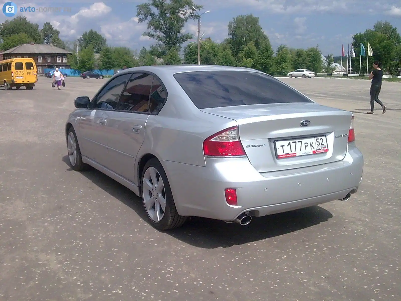 Фото автомобиля SUBARU LEGACY, 2007 — госномер А681ВС142. Цвет: СЕРЕБРИСТЫЙ