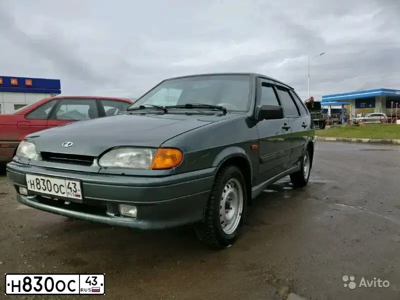 Фото автомобиля LADA 2114 SAMARA, 2009 — госномер Н830ОС43. Цвет: СЕРО-СИНЕ-ЗЕЛЕНЫЙ