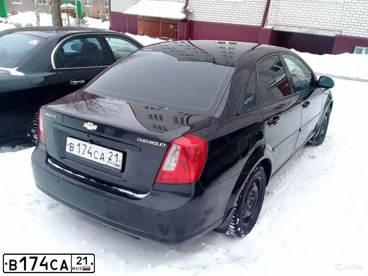 Фото автомобиля CHEVROLET LACETTI, 2008 — госномер К884РЕ73. Цвет: ЧЕРНЫЙ