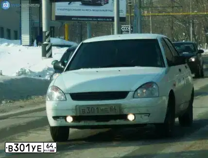 Фото автомобиля LADA PRIORA, 2011 — госномер У116АТ58. Цвет: Белый