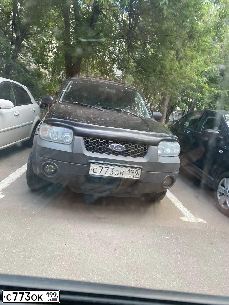 Фото автомобиля FORD MAVERICK, 2006 — госномер С773ОК199. Цвет: ЧЕРНЫЙ