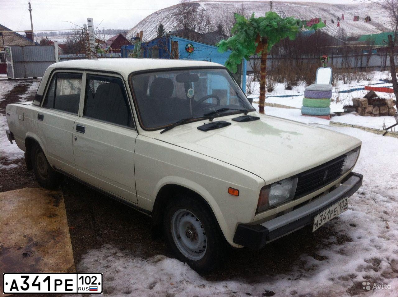 Фото автомобиля LADA 2105, 1999 — госномер А341РЕ102. Цвет: СЛИВОЧНО-БЕЛЫЙ