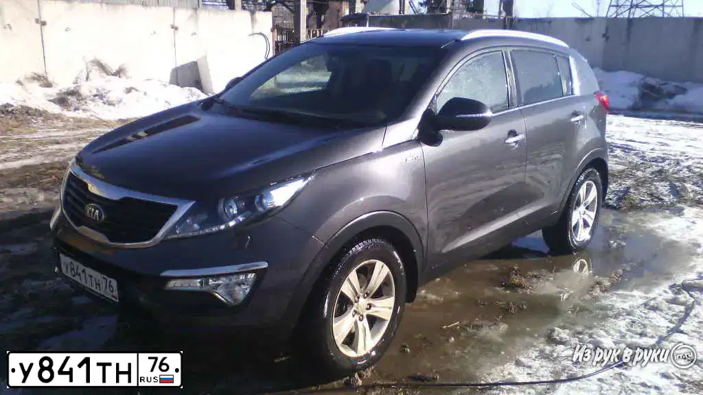 Фото автомобиля KIA SPORTAGE, 2013 — госномер Х127ХР163. Цвет: СЕРЫЙ