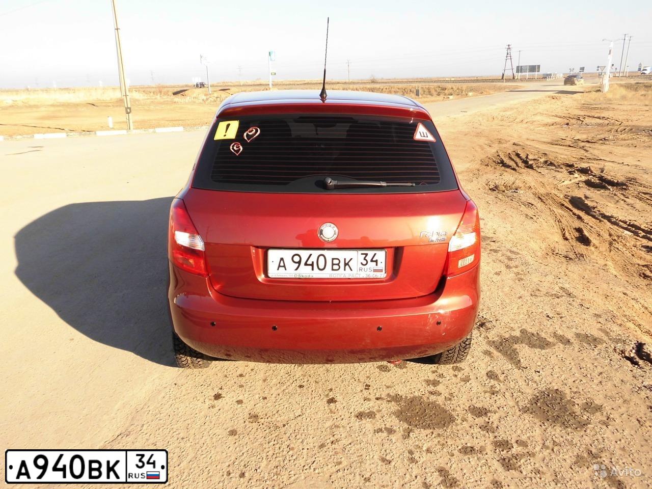 Фото автомобиля SKODA FABIA, 2008 — госномер В065МК82. Цвет: ВИШНЕВЫЙ