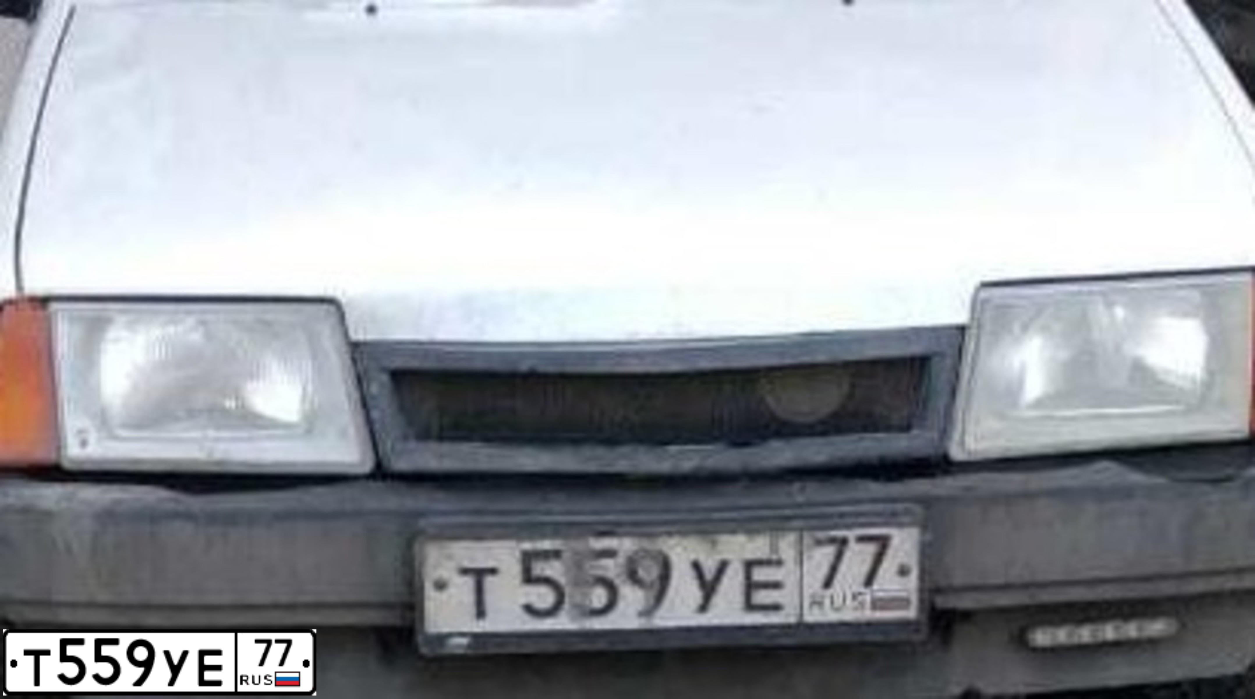 Фото автомобиля LADA 2109 SAMARA, 2002 — госномер Т559УЕ77. Цвет: ГОЛУБОЙ