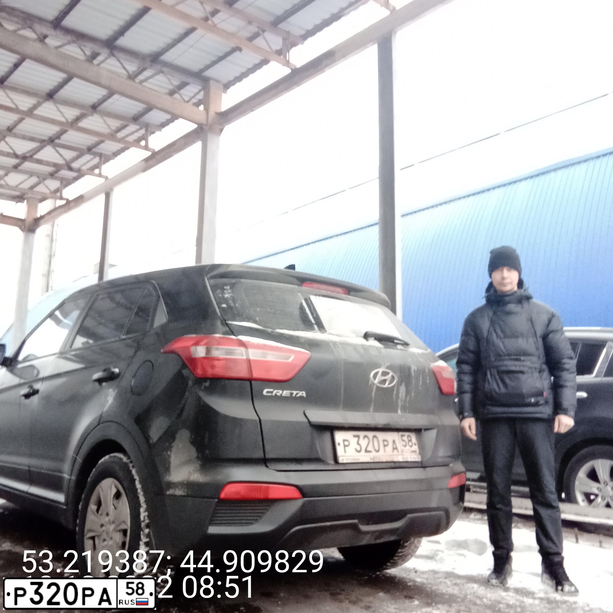 Фото автомобиля HYUNDAI CRETA, 2018 — госномер Т451ЕН58