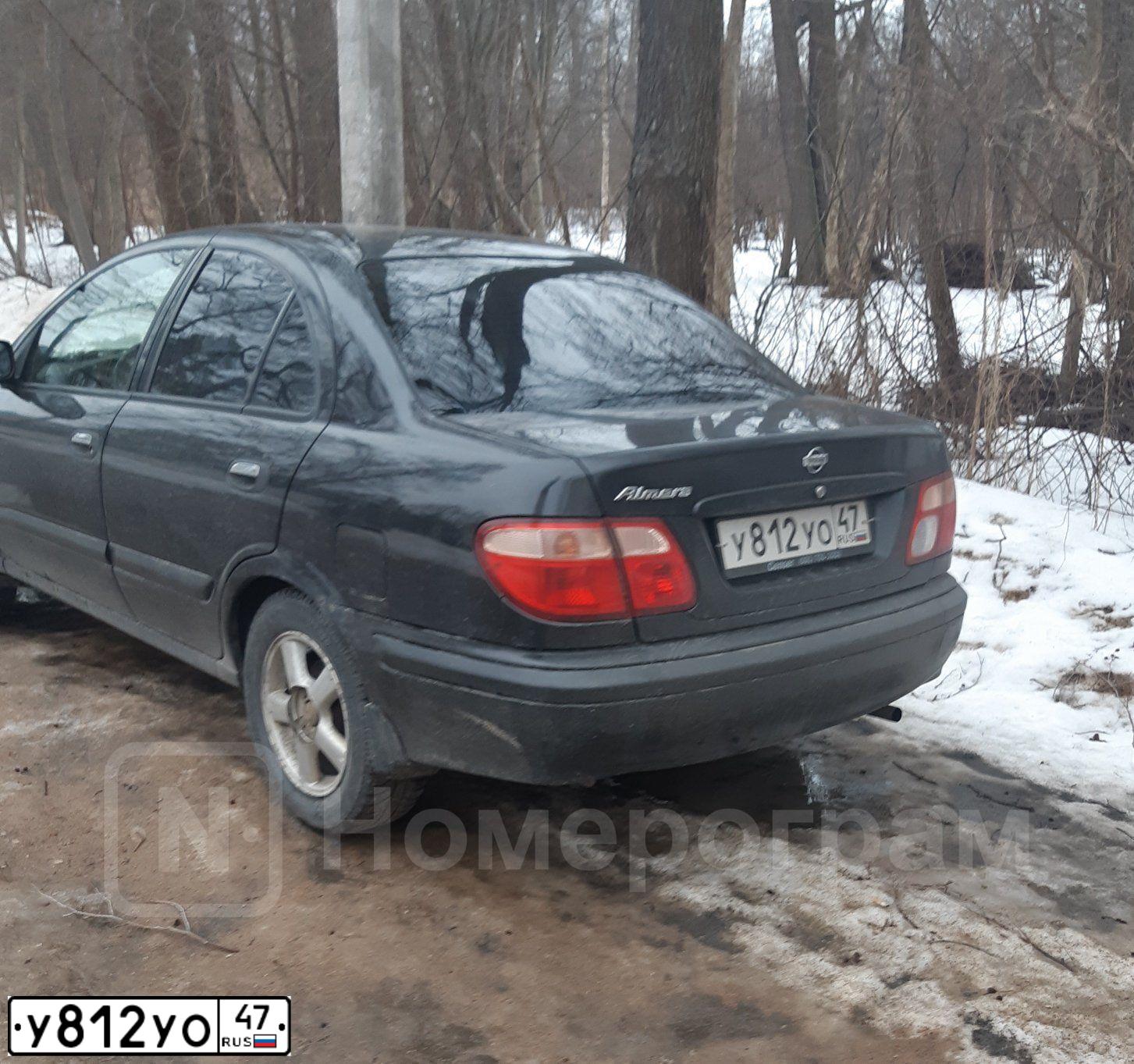 Фото автомобиля NISSAN ALMERA, 2002 — госномер К024МТ53. Цвет: ЧЕРНЫЙ