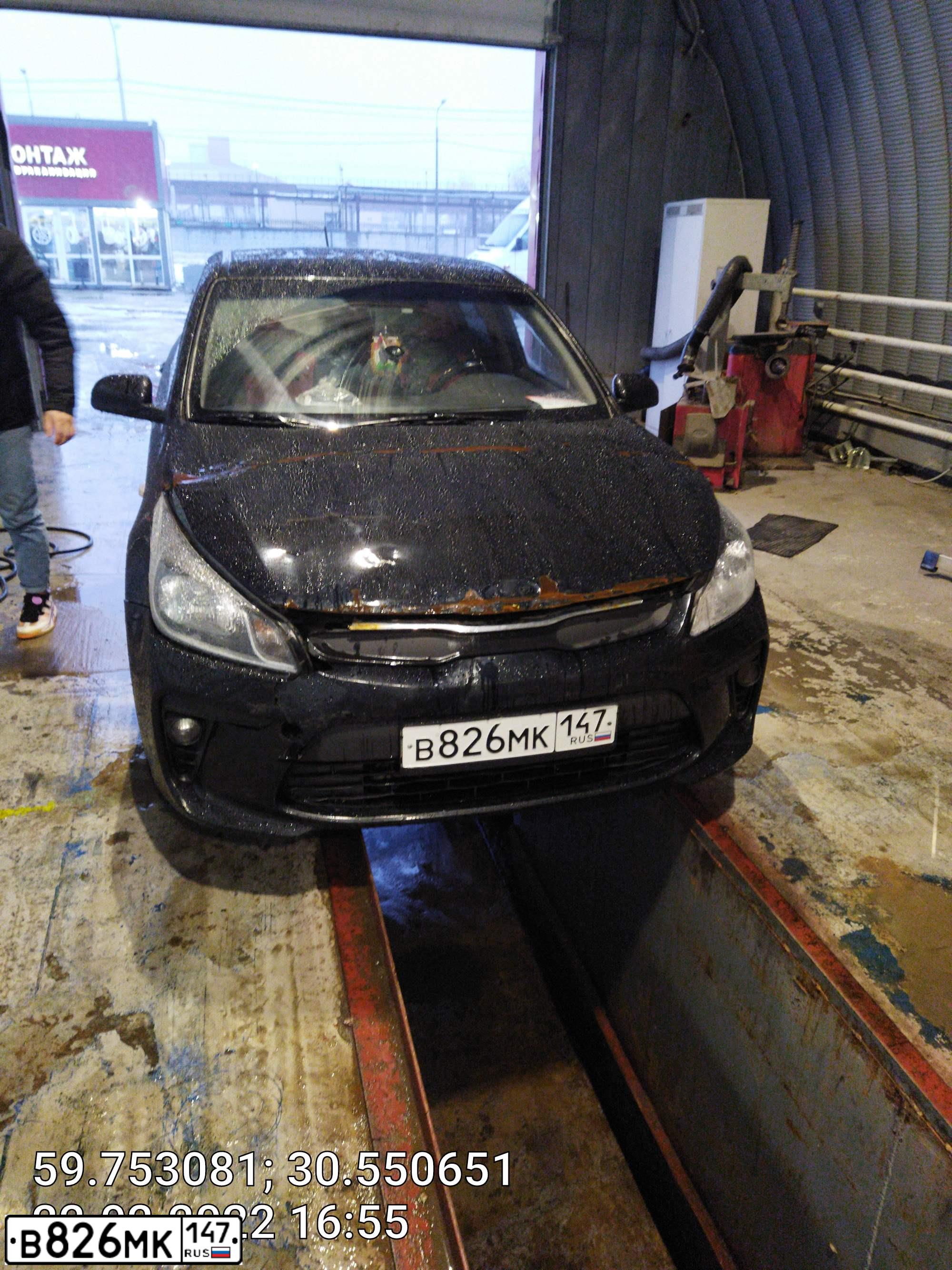 Фото автомобиля KIA RIO, 2018 — госномер В363ОК09. Цвет: ЧЕРНЫЙ