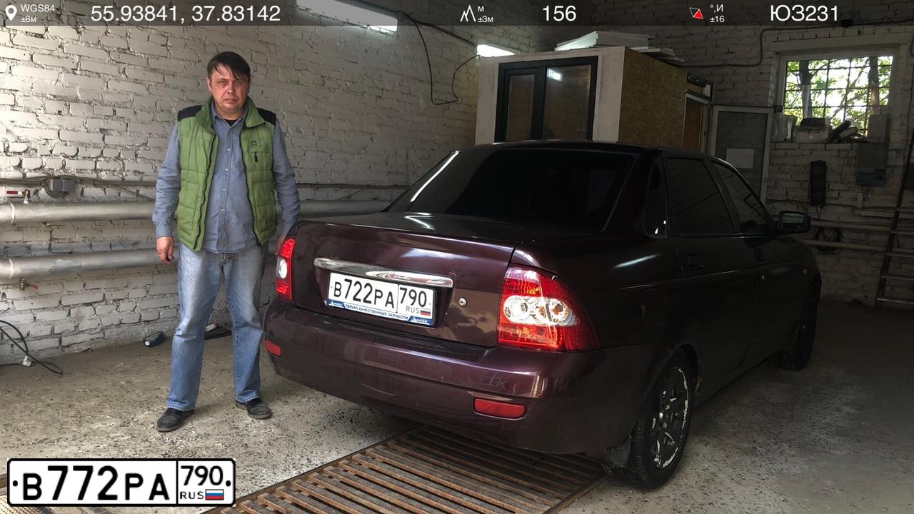 Фото автомобиля LADA 2170 PRIORA, 2008 — госномер В772РА790. Цвет: ТЕМНО-ВИШНЕВЫЙ