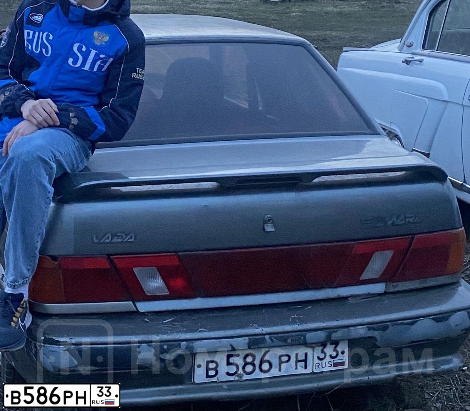 Фото автомобиля LADA 2115 SAMARA, 2001 — госномер В586РН33. Цвет: СЕРЕБРИСТЫЙ СЕРО-ЗЕЛЕНЫЙ