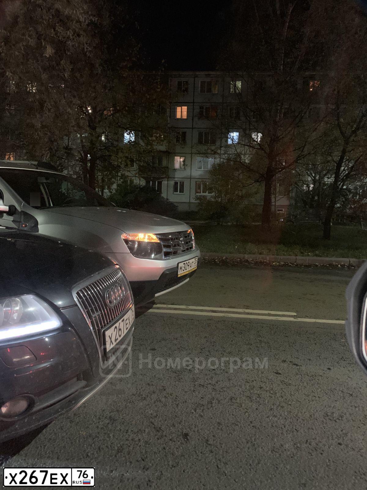 Фото автомобиля AUDI A6, 2011 — госномер Х267ЕХ76. Цвет: ЧЕРНЫЙ