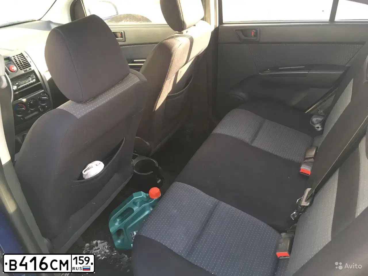 Фото автомобиля HYUNDAI GETZ, 2008 — госномер В416СМ159. Цвет: СИНИЙ