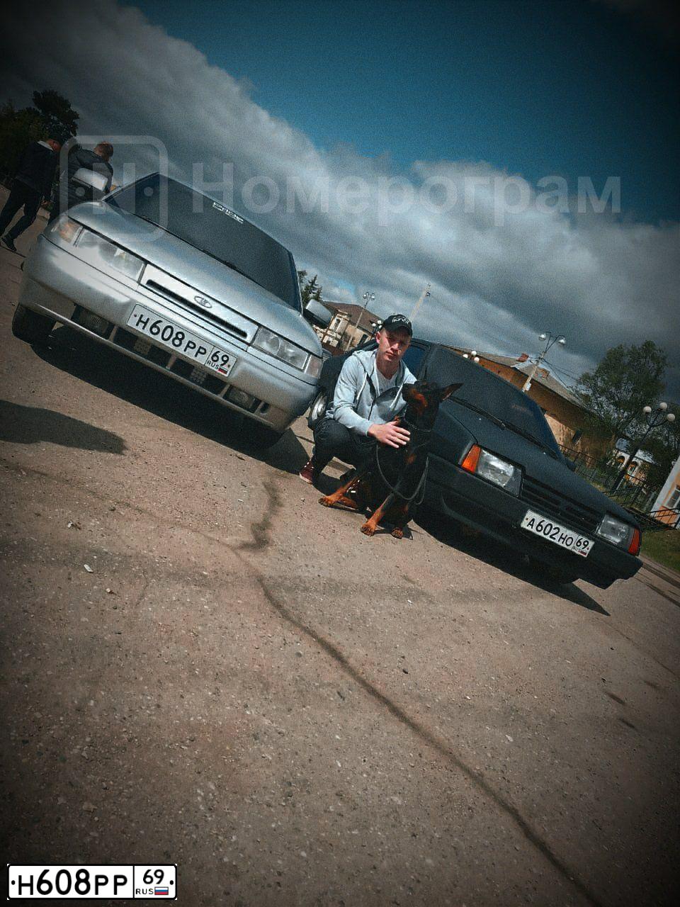 Фото автомобиля LADA 2112 LADA, 2003 — госномер Н608РР69. Цвет: Светло-Серебристый металлик