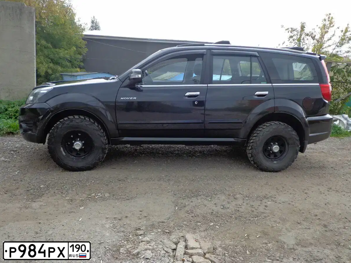 Фото автомобиля GREAT WALL HOVER, 2011 — госномер Т180УН71. Цвет: ЧЕРНЫЙ