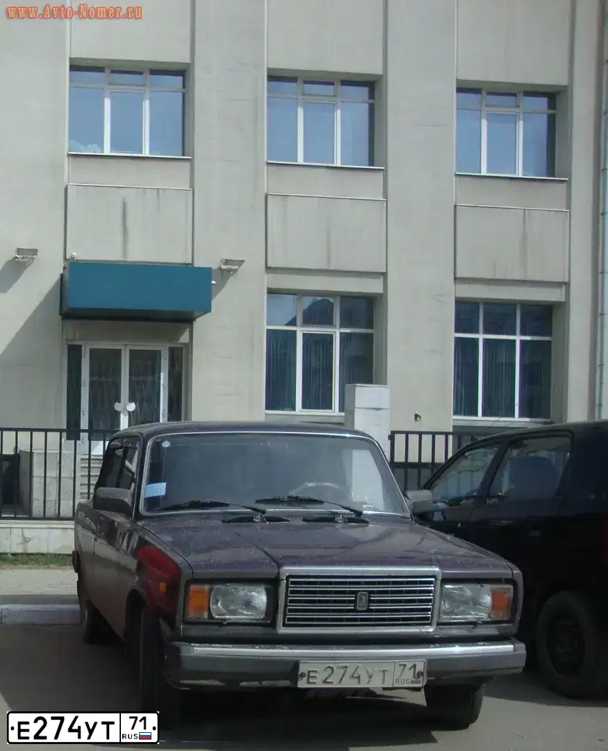 Фото автомобиля LADA 2107, 2003 — госномер Х892ЕК71. Цвет: ФИОЛЕТОВЫЙ