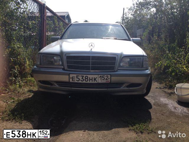 Фото автомобиля MERCEDES C-KLASSE, 1998 — госномер Е538НК152. Цвет: Серый