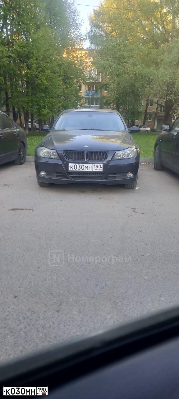 Фото автомобиля BMW SERIE 3, 2006 — госномер К030МН190