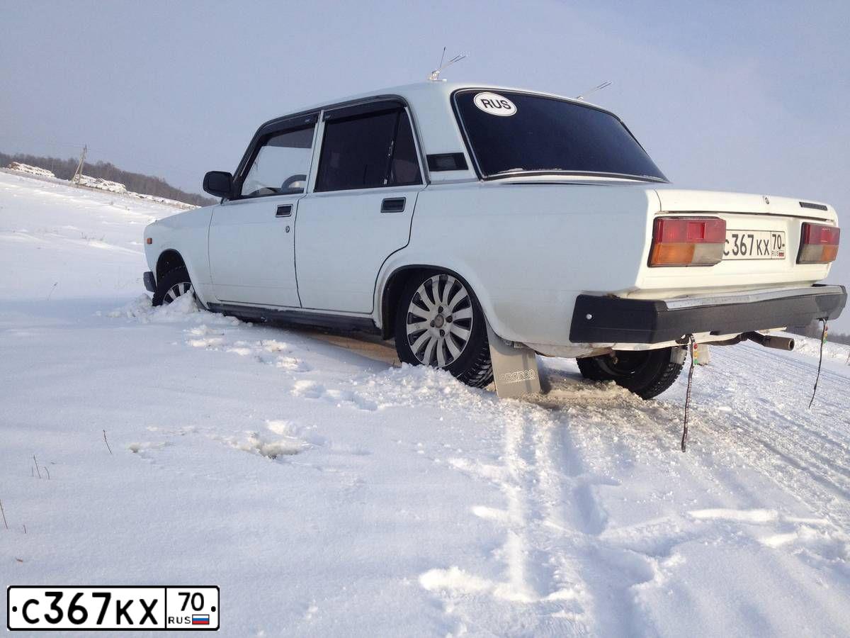 Фото автомобиля ВАЗ21074, 2007 — госномер Е658МК70. Цвет: Белый