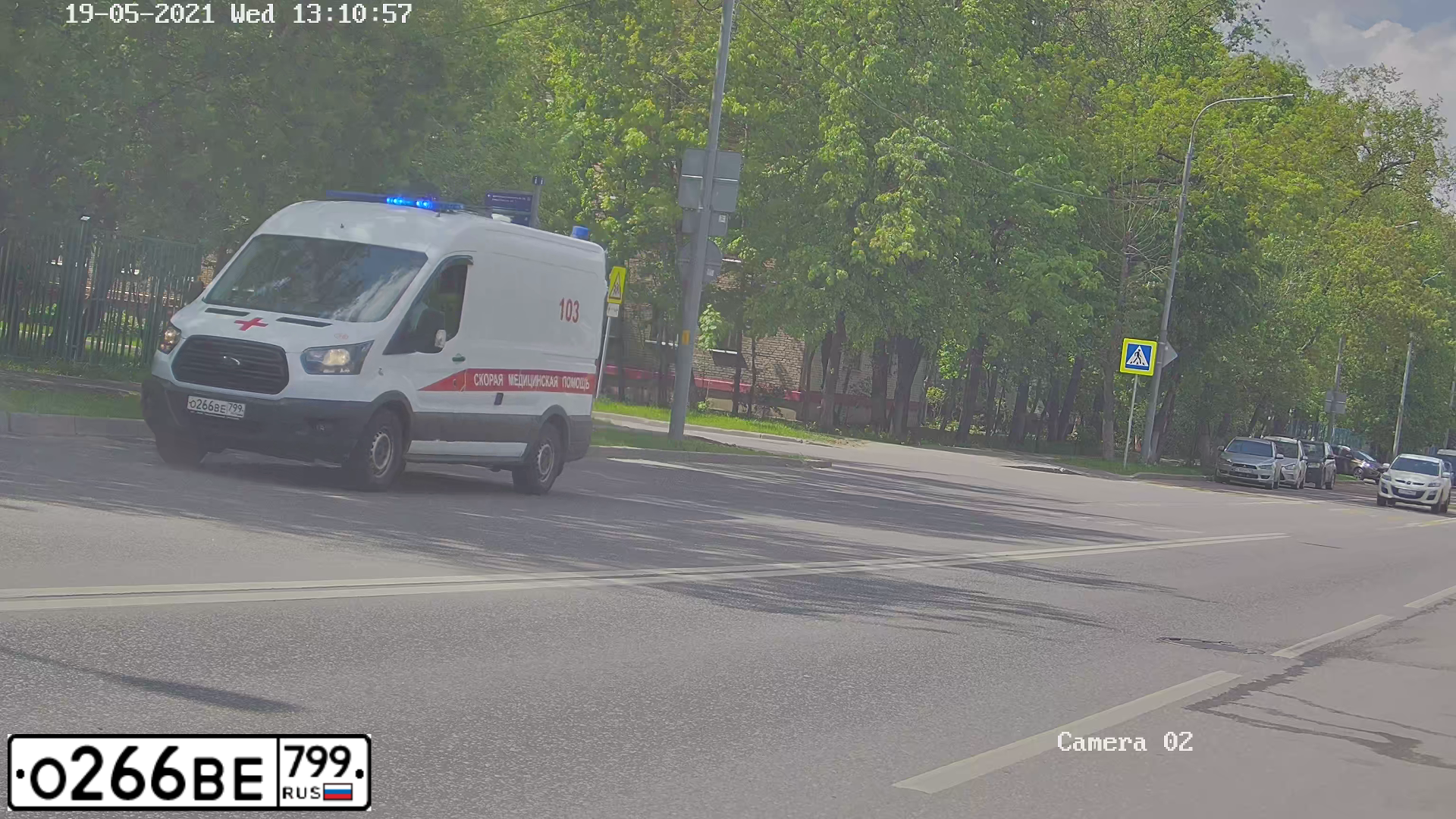 Фото автомобиля FORD TRANSIT, 2017 — госномер О266ВЕ799. Цвет: ГОСТ Р50574 2002 СХЕМА А 1