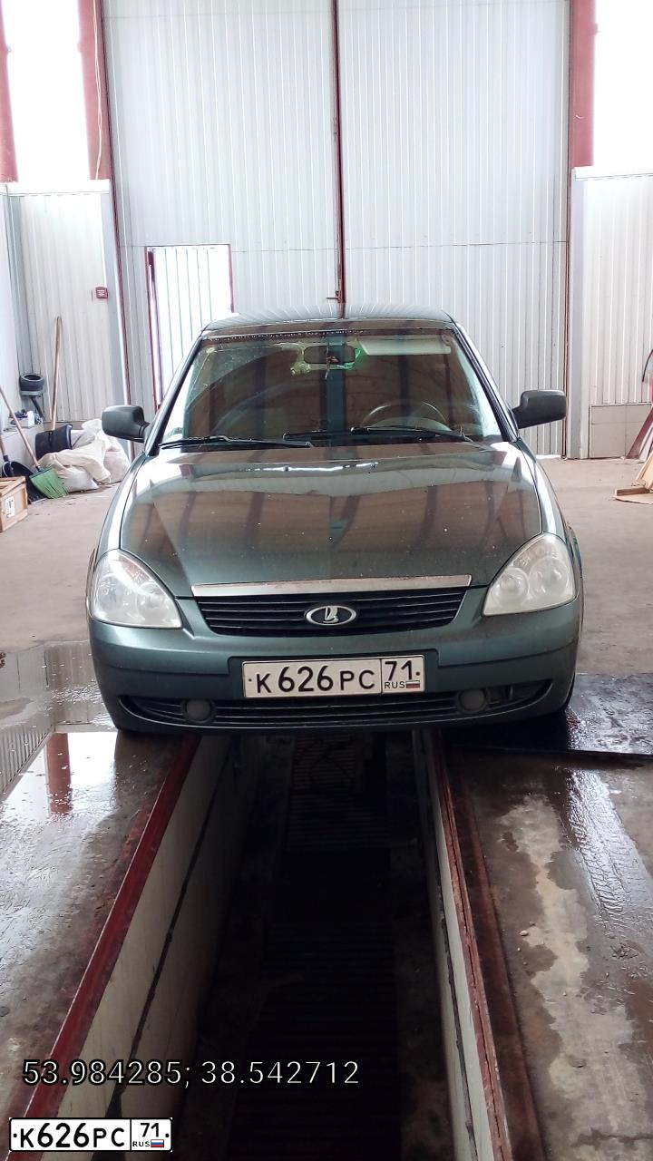 Фото автомобиля LADA 2172 PRIORA, 2010 — госномер К626РС71. Цвет: СЕРО-СИНЕ-ЗЕЛЕНЫЙ