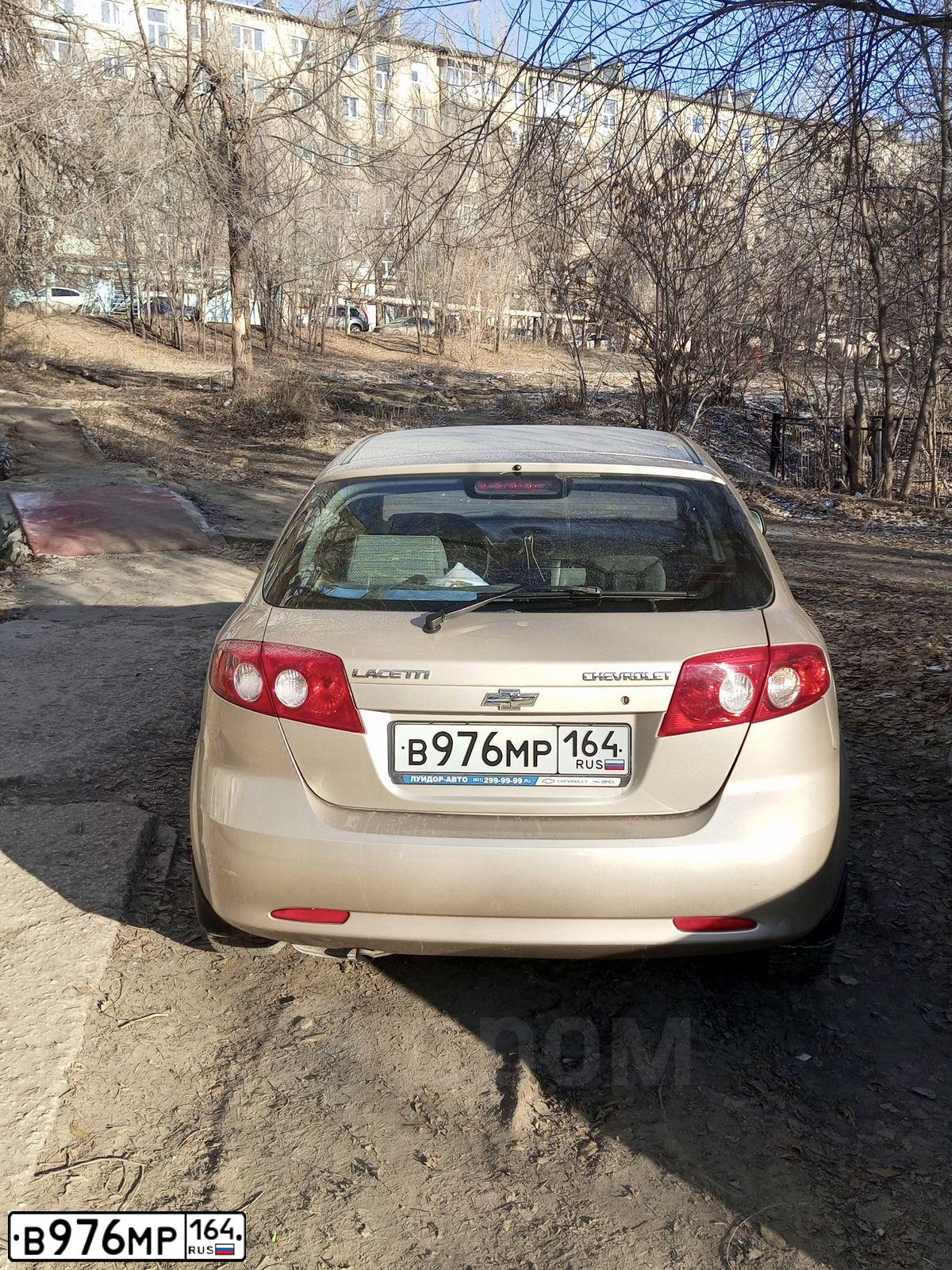Фото автомобиля CHEVROLET T LACETTI, 2012 — госномер В976МР164. Цвет: БЕЖЕВЫЙ