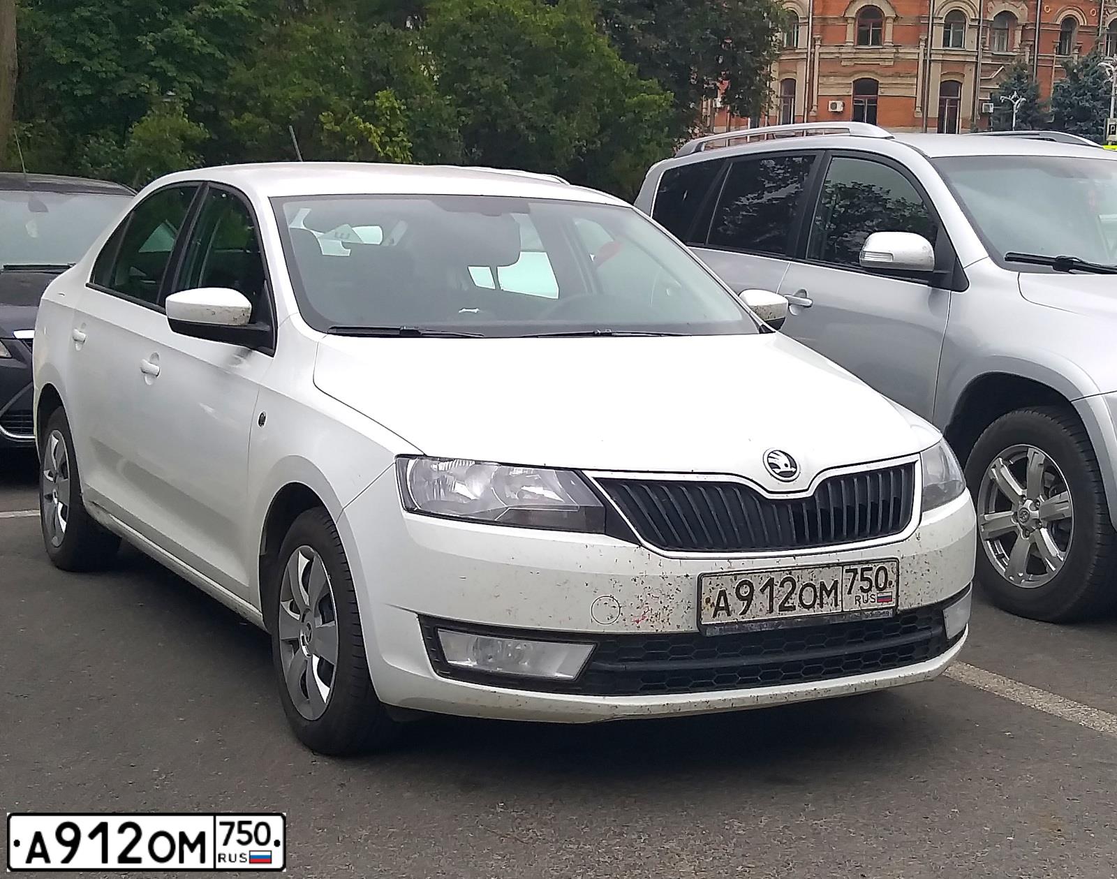 Фото автомобиля SKODA RAPID, 2017 — госномер К772УО69. Цвет: Белый