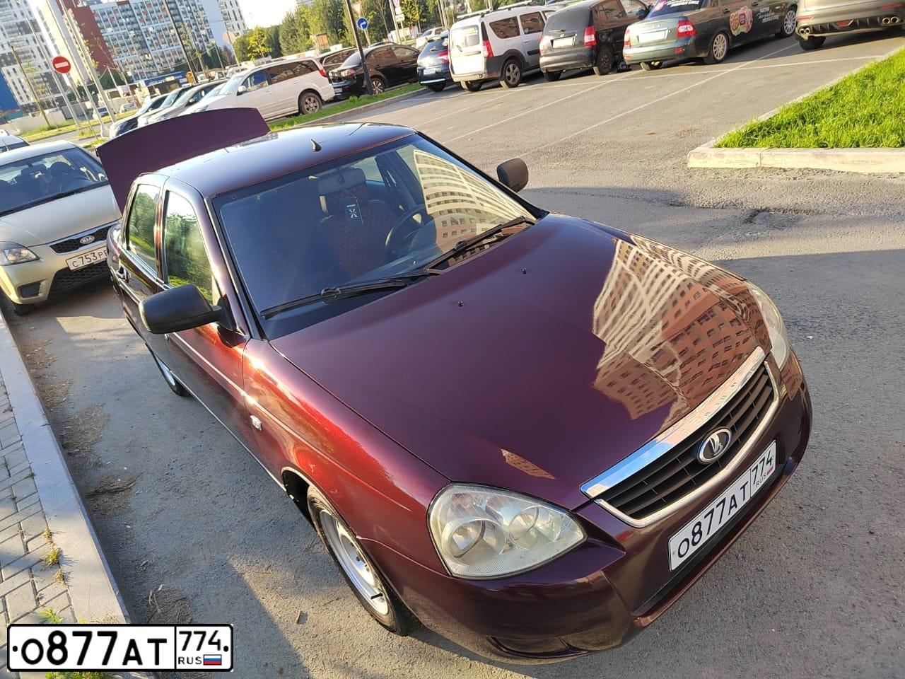 Фото автомобиля LADA PRIORA, 2012 — госномер Х123РН196