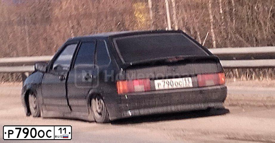 Фото автомобиля LADA 2114 SAMARA, 2007 — госномер Р236ЕН11. Цвет: ГРАФИТОВЫЙ МЕТАЛЛИК