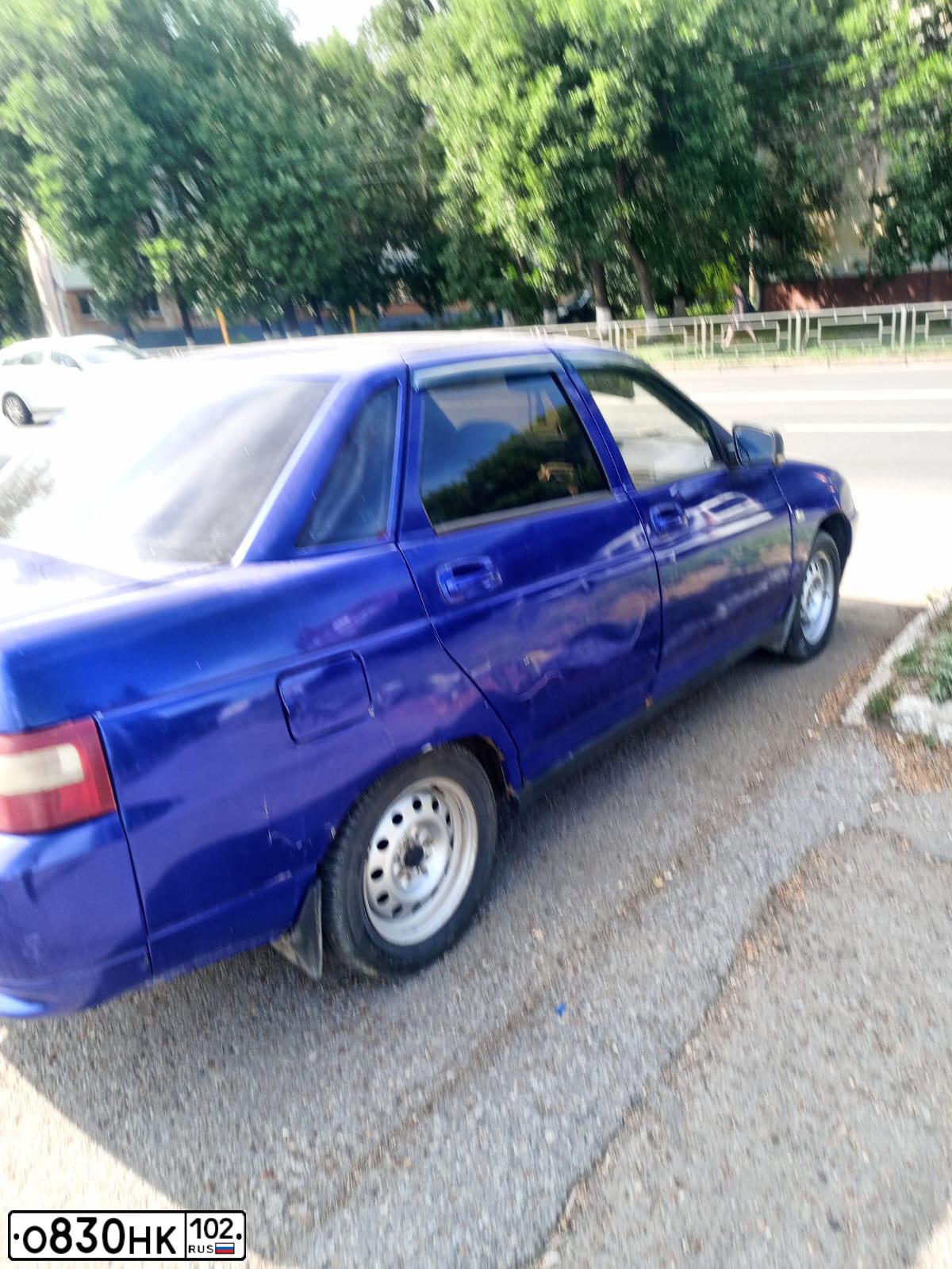 Фото автомобиля LADA 2114 SAMARA, 2011 — госномер О830НК102. Цвет: Серо-сине-зеленый