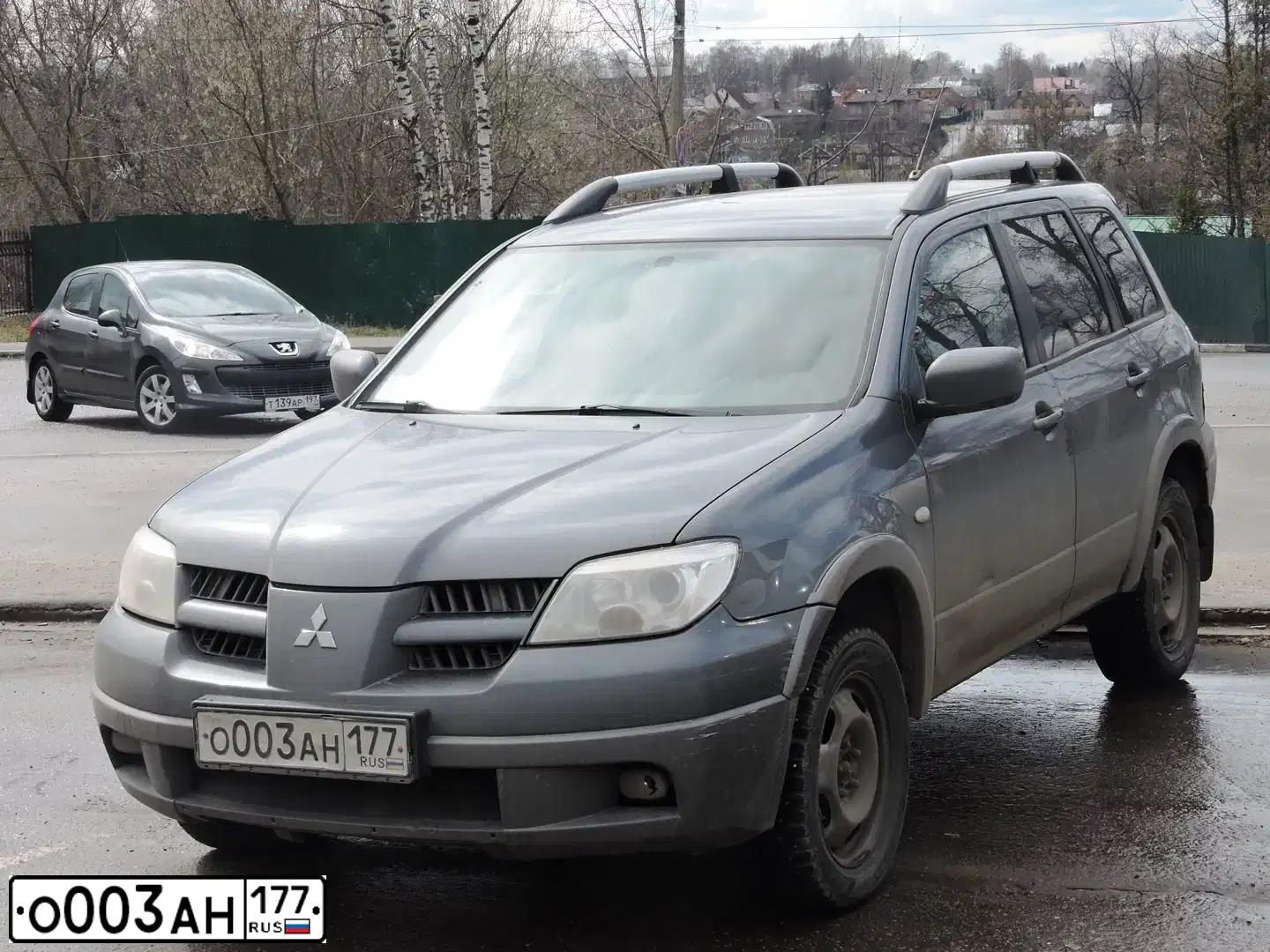 Фото автомобиля VOLKSWAGEN PASSAT, 2008 — госномер О003АН177. Цвет: ЧЕРНЫЙ