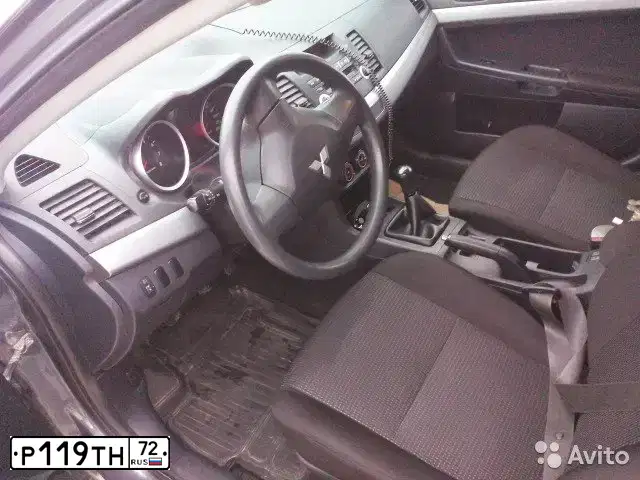 Фото автомобиля MITSUBISHI LANCER, 2011 — госномер К204ЕУ774. Цвет: СЕРЫЙ