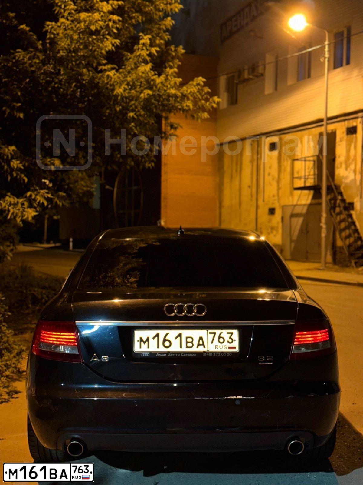 Фото автомобиля AUDI A6, 2007 — госномер Р474ХК73. Цвет: ЧЕРНЫЙ