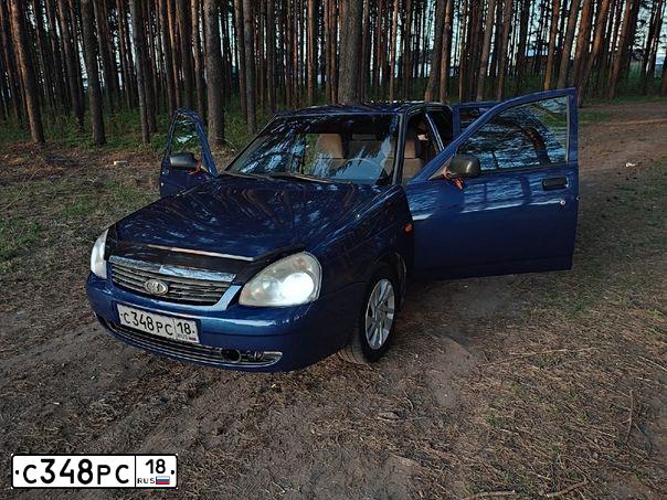 Фото автомобиля LADA 2170 PRIORA, 2007 — госномер В264МВ702. Цвет: Серебристо-темно-синий