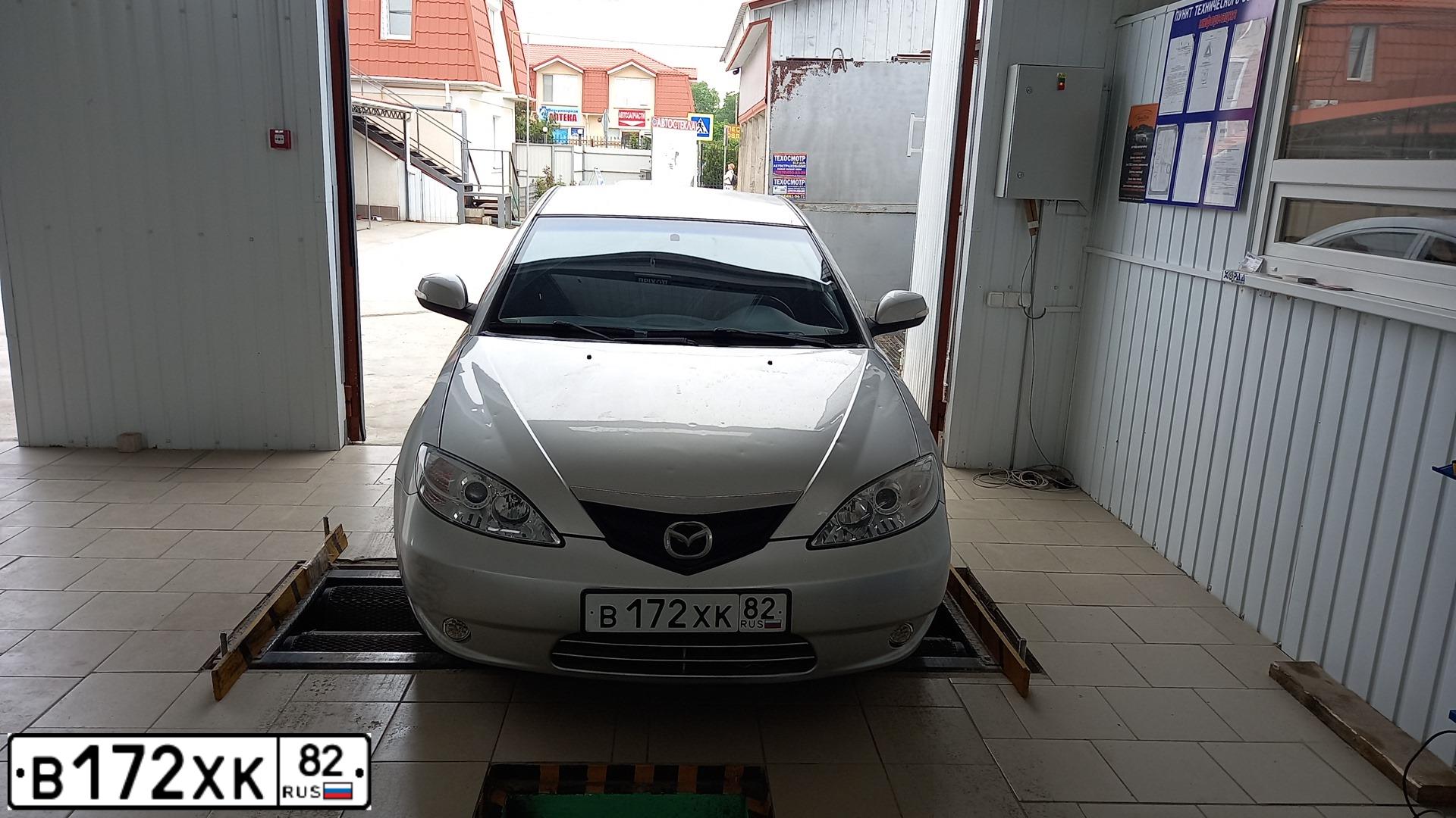 Фото автомобиля DERWAYS HAIMA 3, 2011 — госномер В172ХК82. Цвет: СЕРЕБРО