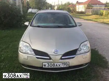 Фото автомобиля NISSAN PRIMERA, 2004 — госномер С139ТЕ89. Цвет: ЖЁЛТЫЙ